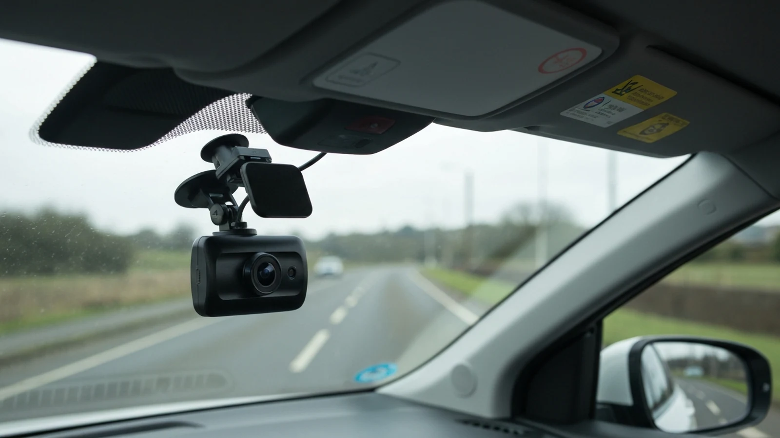 Photorealistic shortlist image for Best Dash Cams for Lease Cars in the UK (2026), showing a clean dash-cams buying-guide scene.