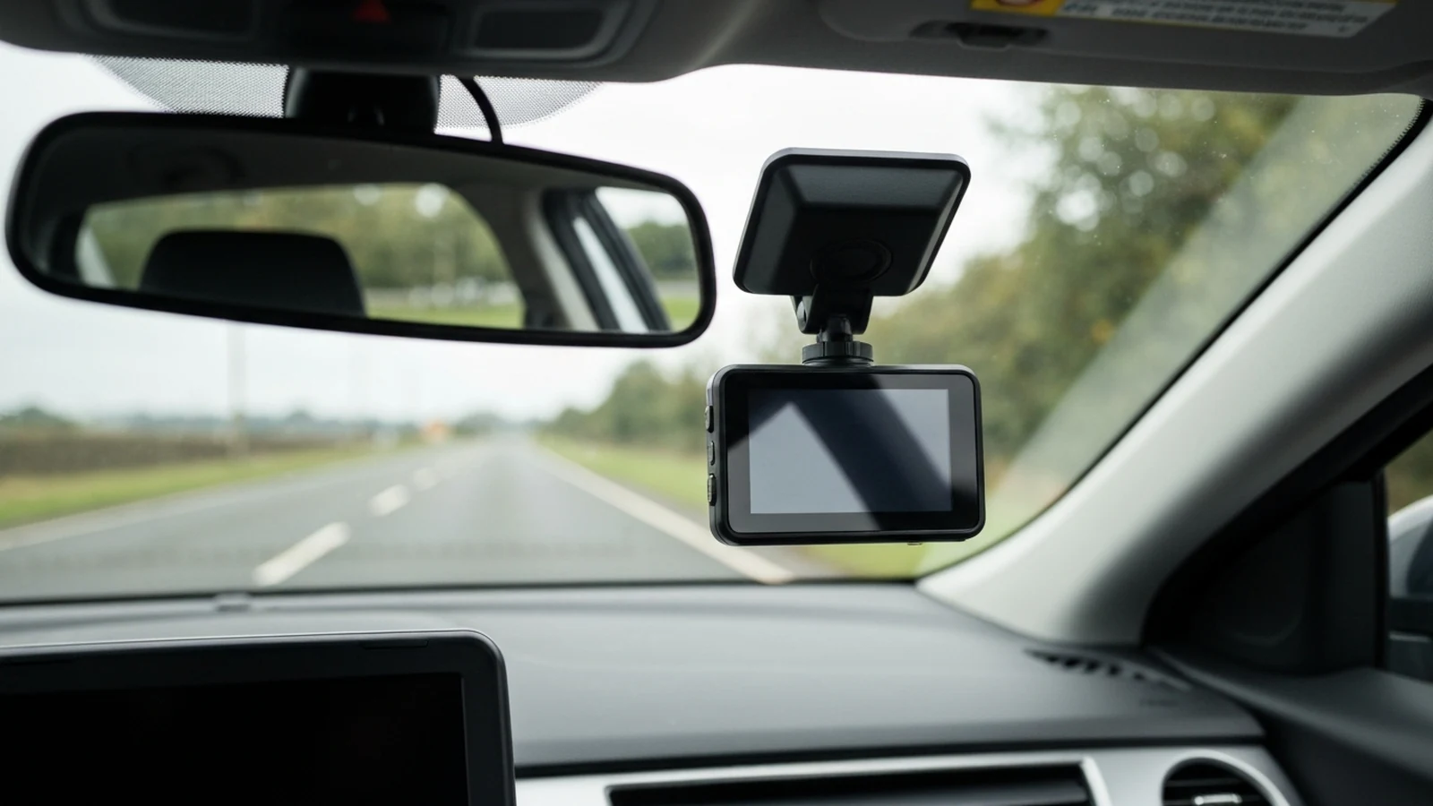 Photorealistic shortlist image for Best Dash Cams with Screens in the UK (2026), showing a clean dash-cams buying-guide scene.