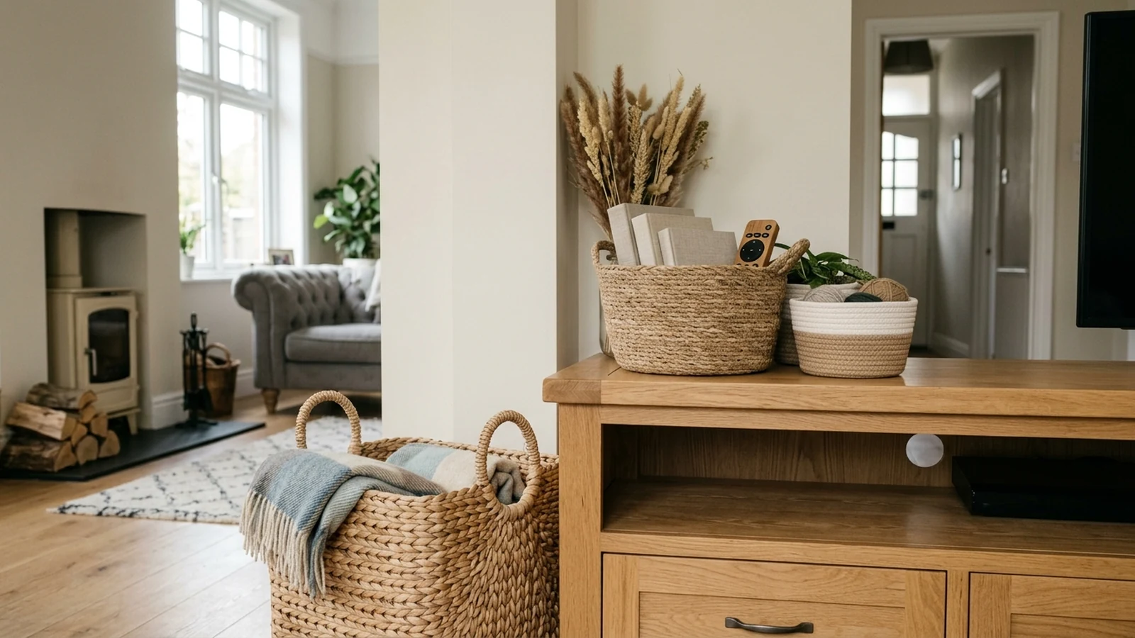 Illustrated shortlist cover for Best Storage Baskets in the UK (2026).