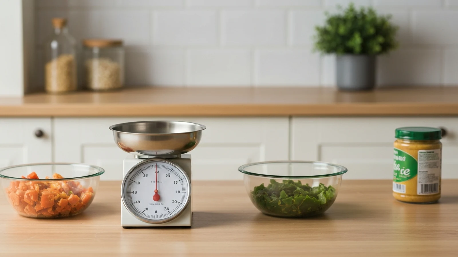 Illustrated shortlist cover for Best Kitchen Scales for Meal Prep in the UK (2026).