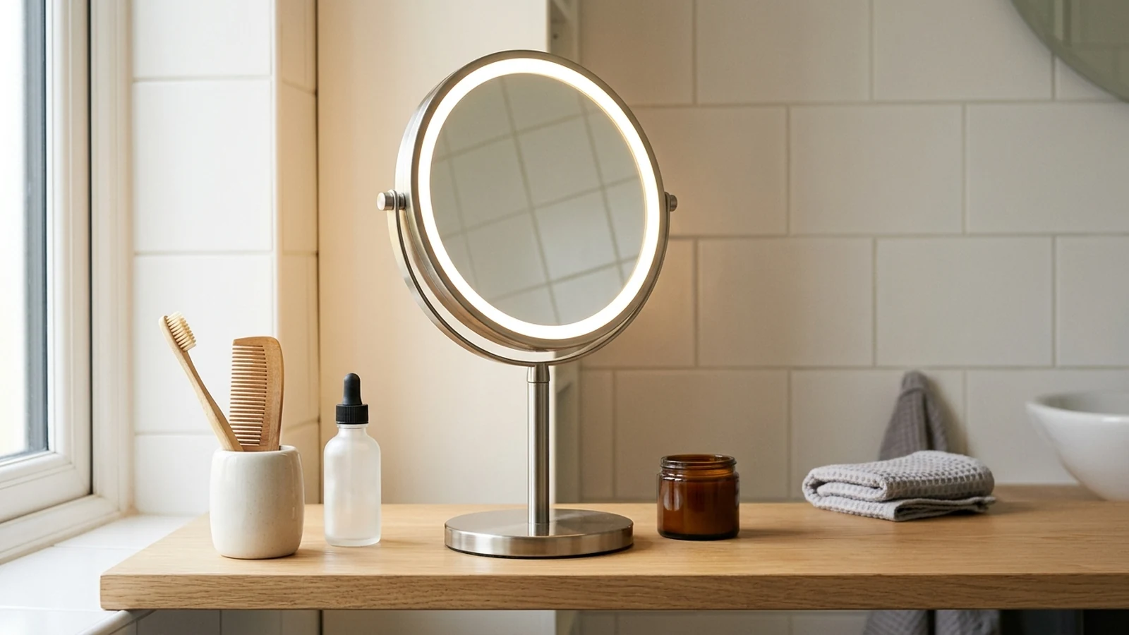 Preview image for Best Lighted Makeup Mirrors for Small Bathrooms UK (2026).