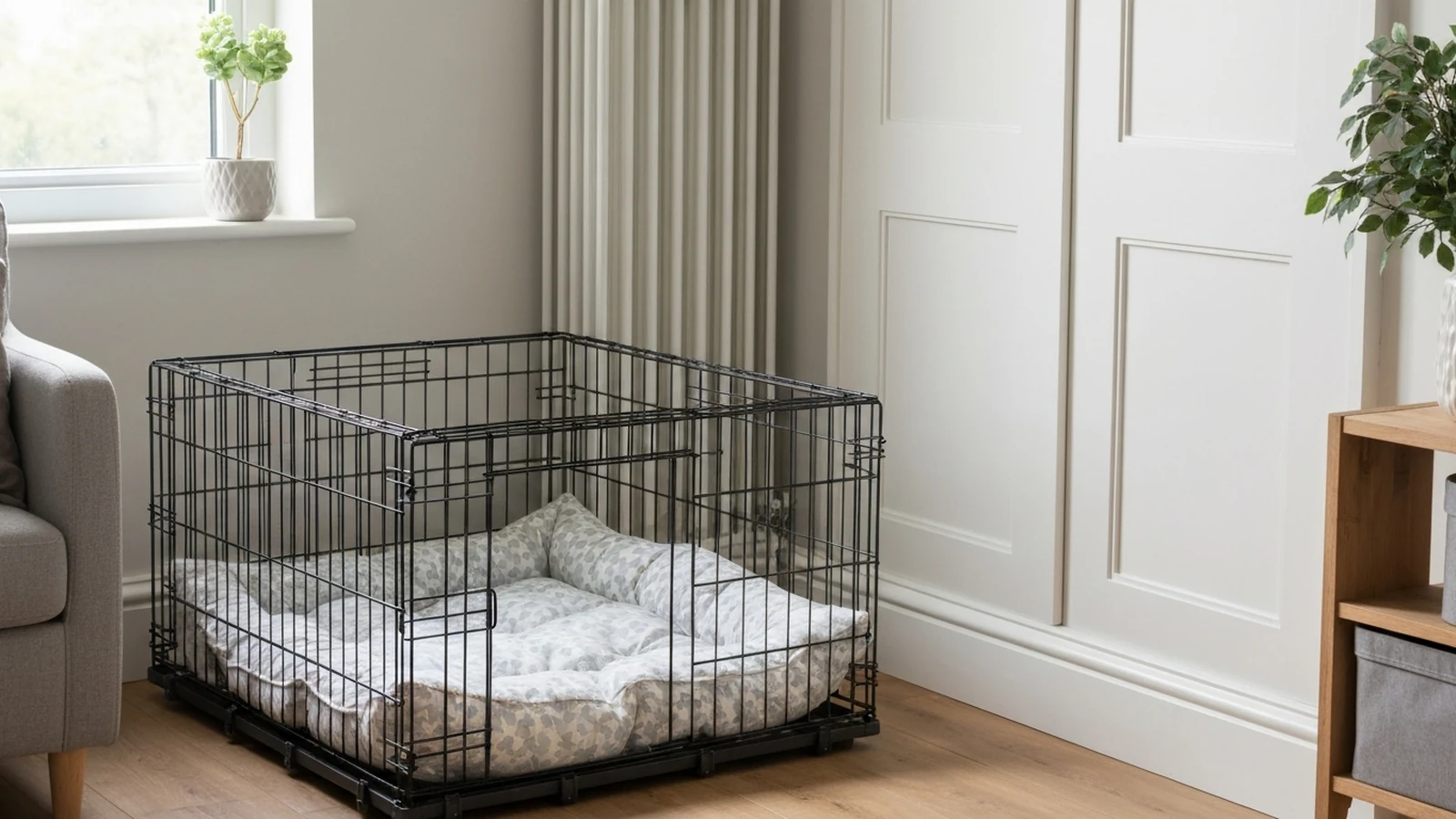 Illustrated shortlist cover for Best Dog Crates in the UK (2026).