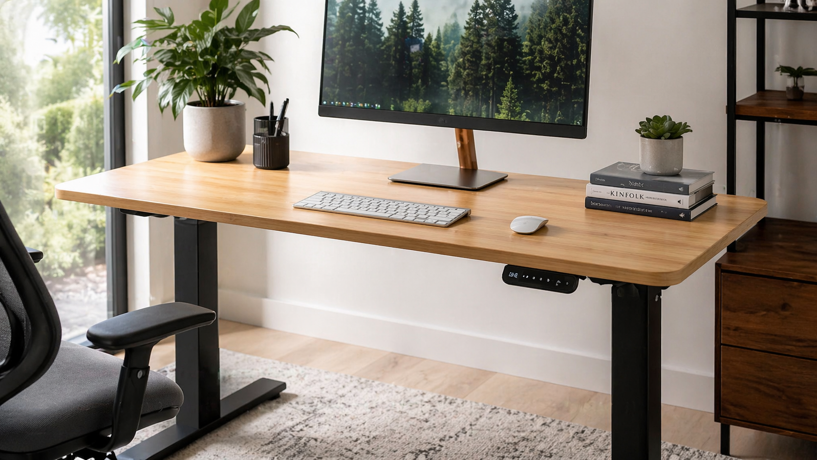Standing desk shortlist preview image focused on sit-stand workspace upgrades.