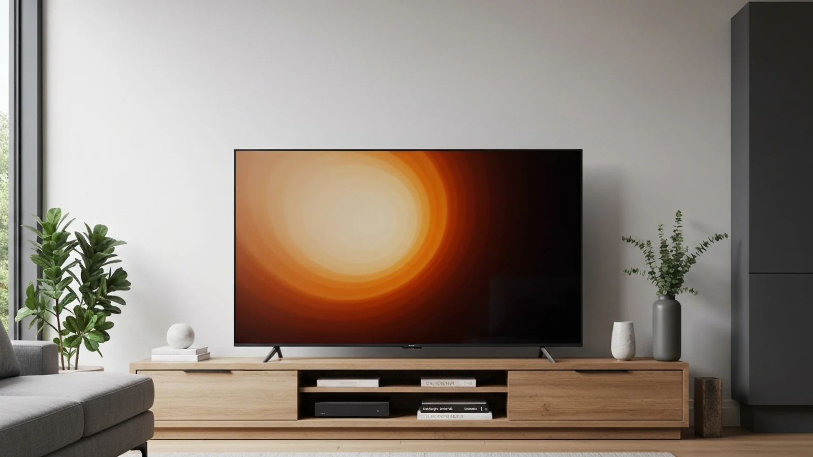 Photorealistic shortlist image for Best 75-Inch TVs in the UK (2026), showing a clean televisions-home-entertainment buying-guide scene.